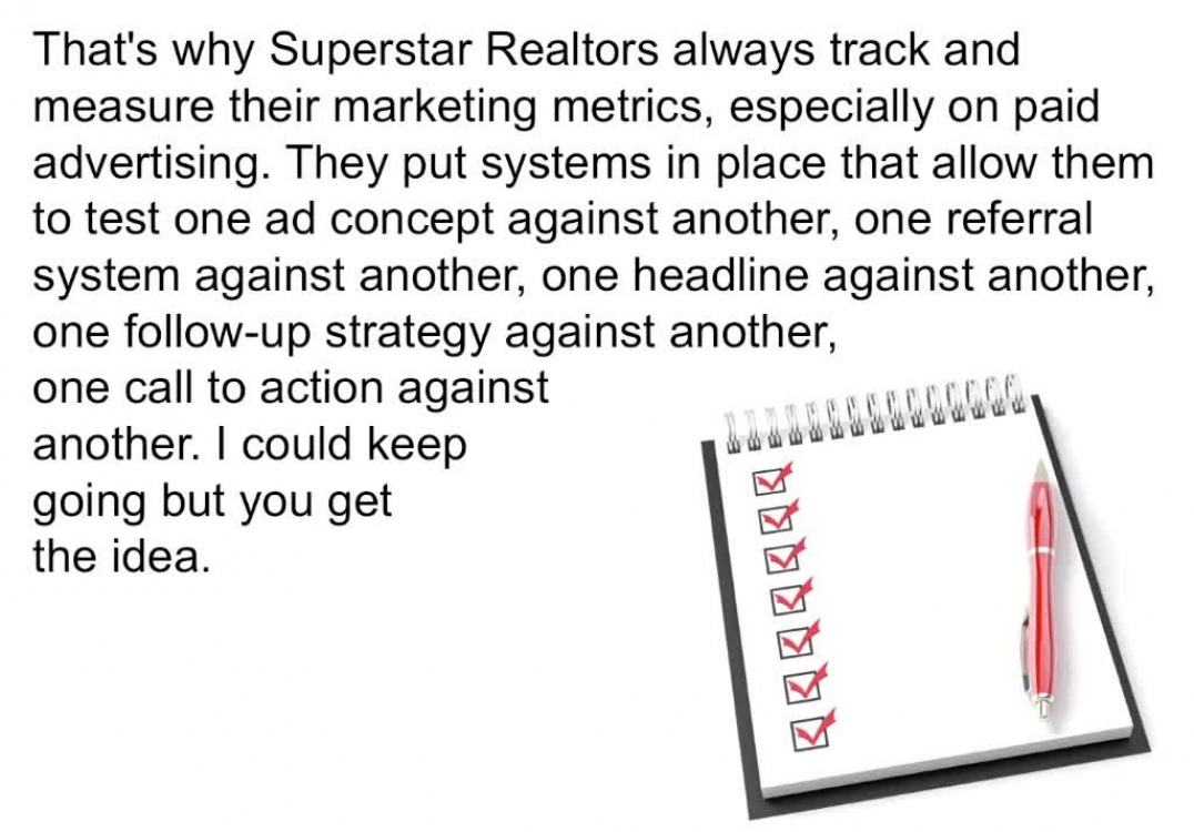 Secret #20 of Superstar Realtors