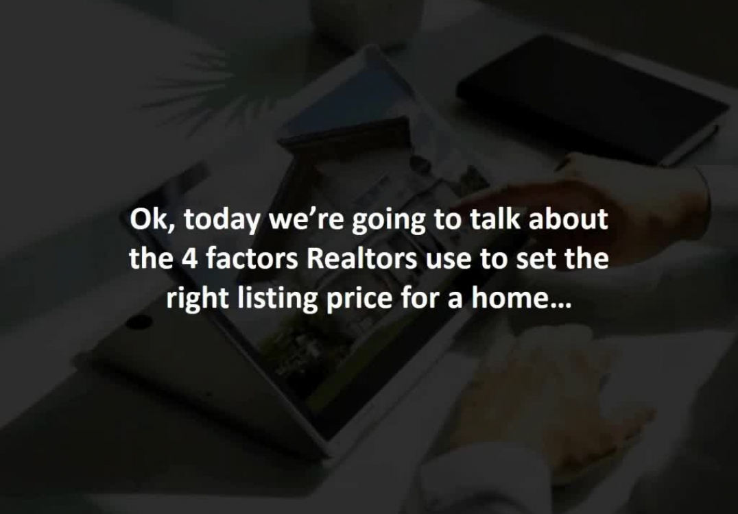 Robert Spiegel gives tips on 4 factors smart Realtors consider before setting a listing price