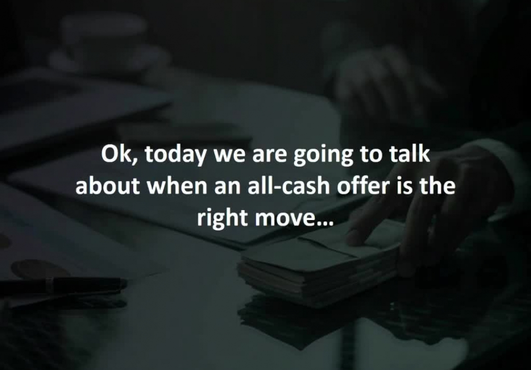 Mississauga Mortgage Agent reveals Is an all-cash offer the right move?