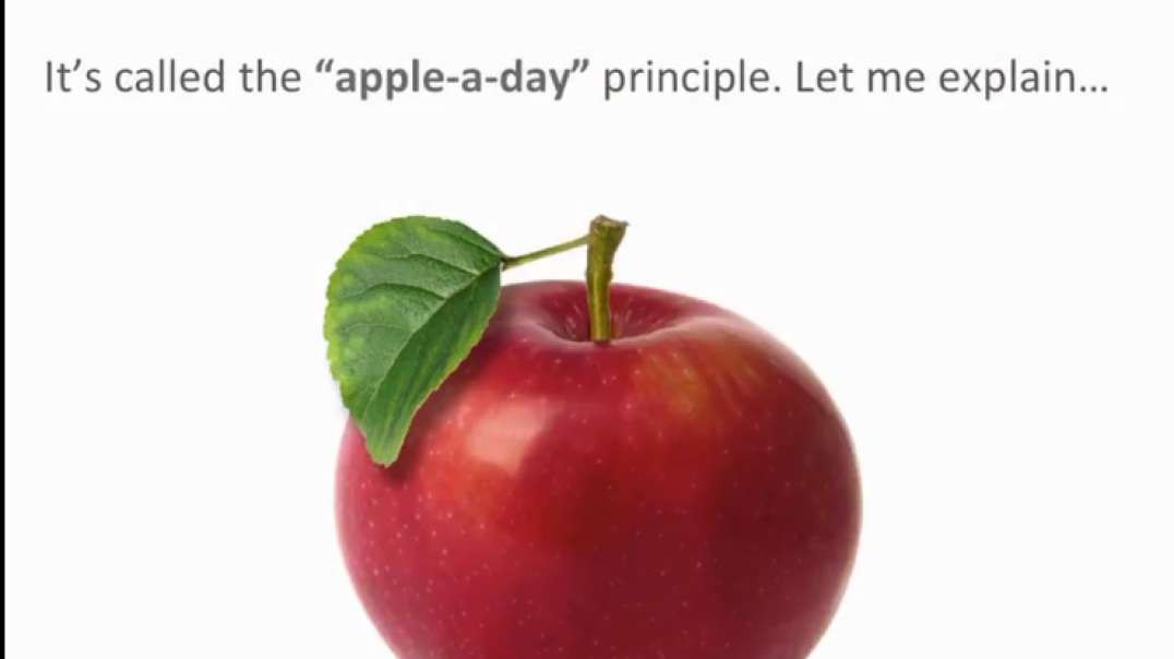 Concord Mortgage Advisor reveals The Apple-a-Day Principle.