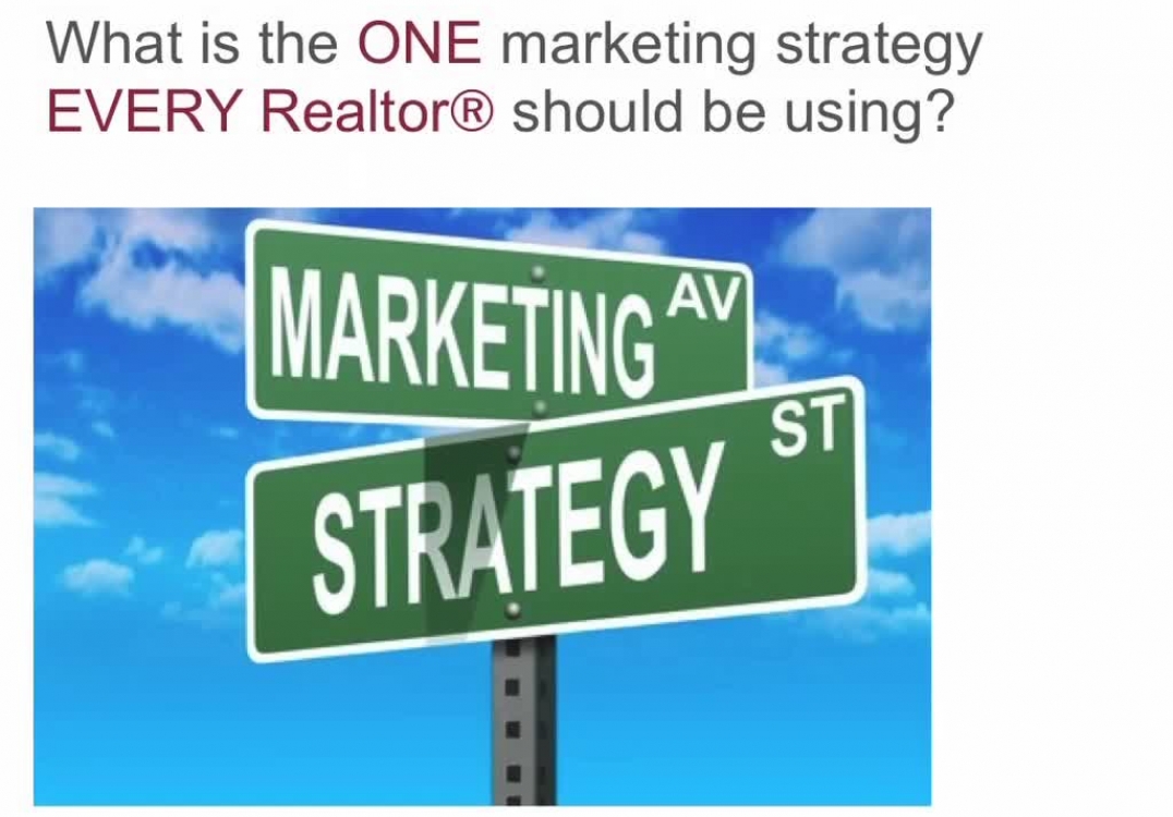 The #1 marketing strategy...