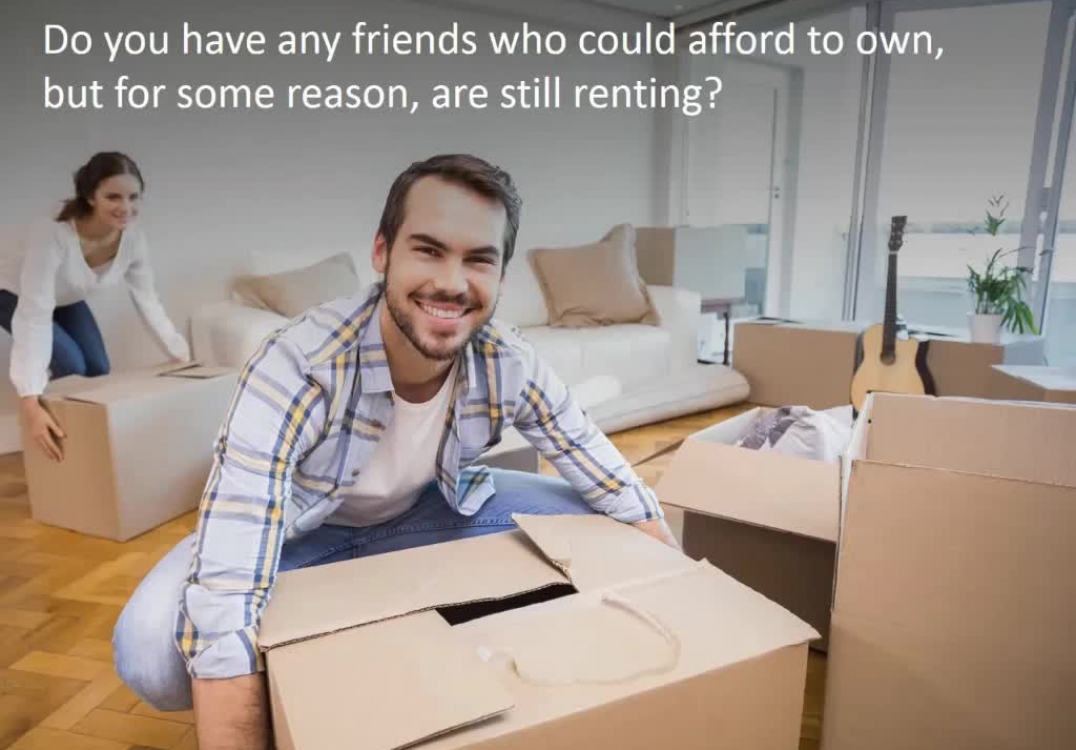 Toronto Mortgage Agent reveals Got any friends who rent?