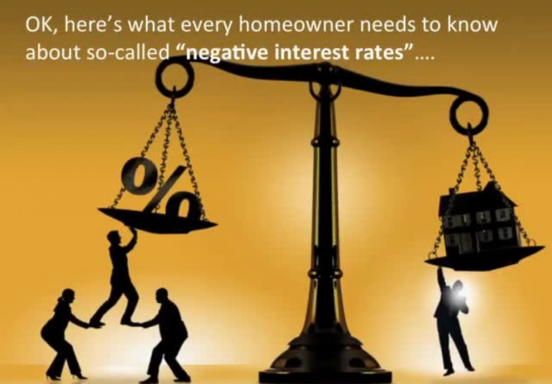 Ontario mortgage advisor reveals Negative interest: what you need to know…