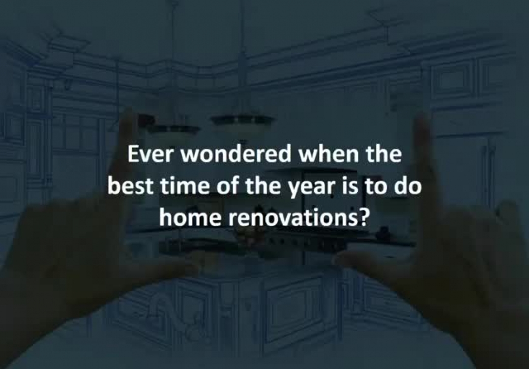 Plainville Senior Loan Officer reveals When to do home renovations?
