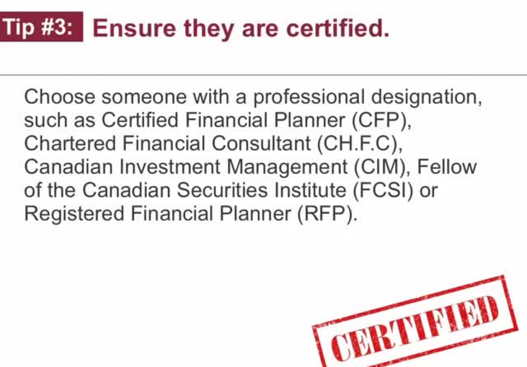 Toronto mortgage advisor reveals 7 Tips for Choosing the Right Financial Planner.