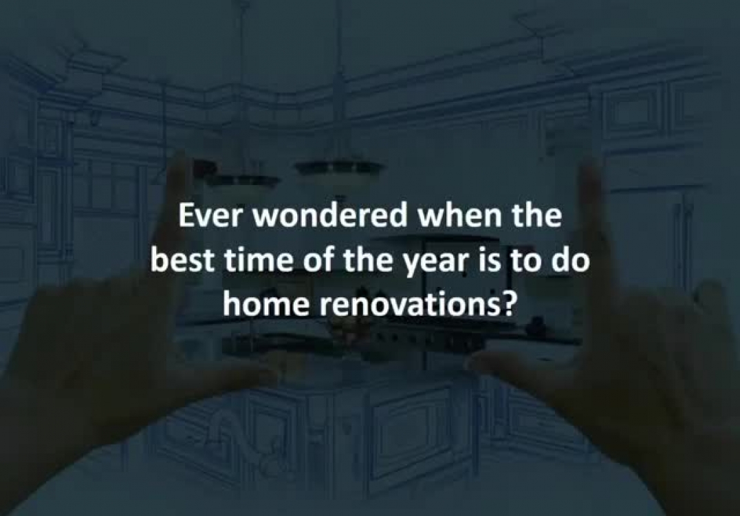 Arlington producing branch manager reveals When to do home renovations?