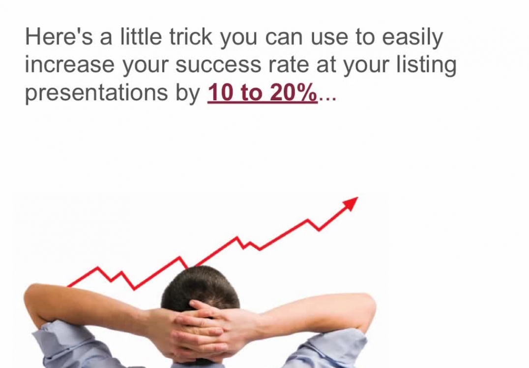 This can easily boost your listing success rate by 20%!