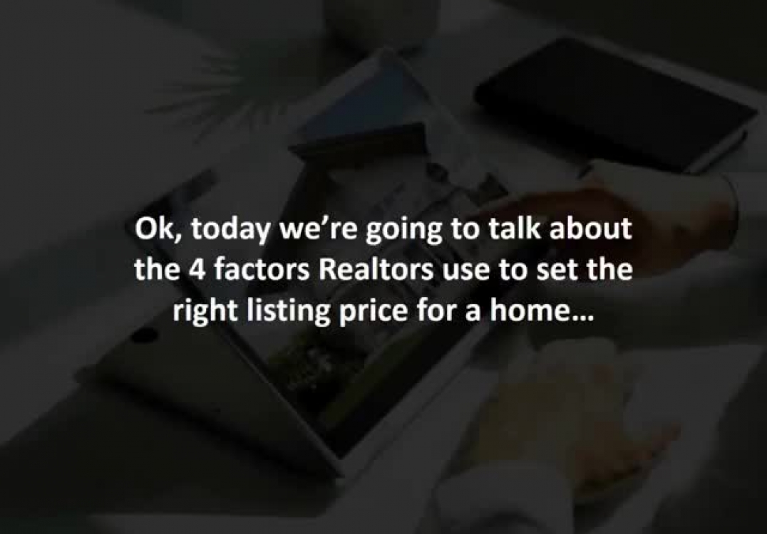 ⁣Marketing director reveals 4 factors smart Realtors consider before setting a listing price…