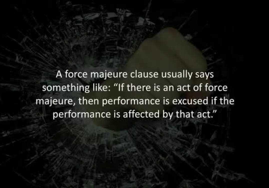 Toronto mortgage agent reveals What is a “force majeure” clause, and does it apply to your mortgage?