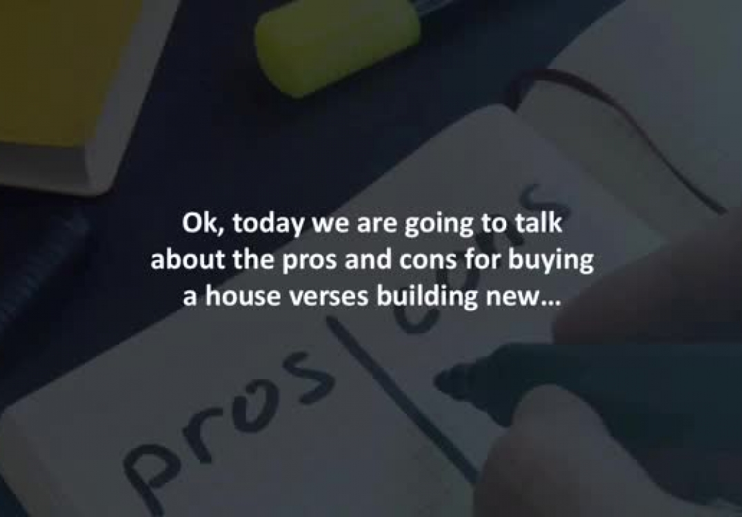 El Dorado Hills Mortgage Broker reveals Pros and cons for buying an existing house vs building new…