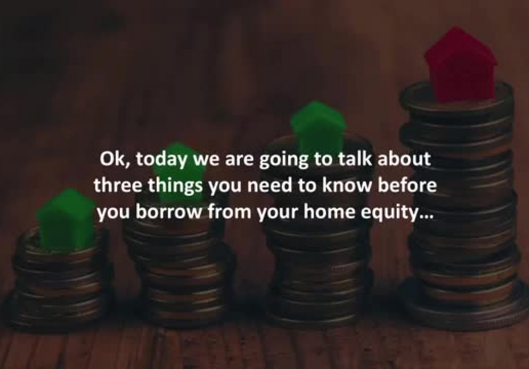 El Dorado Hills Mortgage Broker reveals 3 things you need to know before getting a home equity loan…