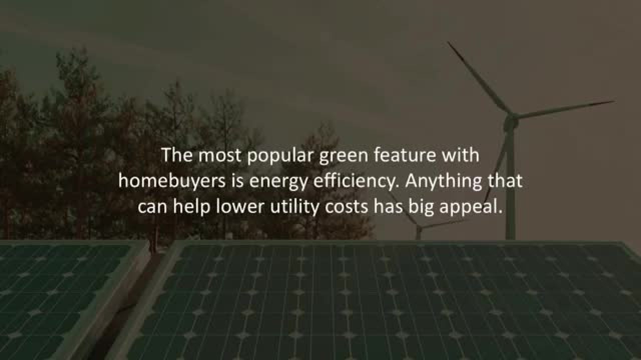 Mississauga mortgage broker reveals Top 3 green features buyers look for in a house…