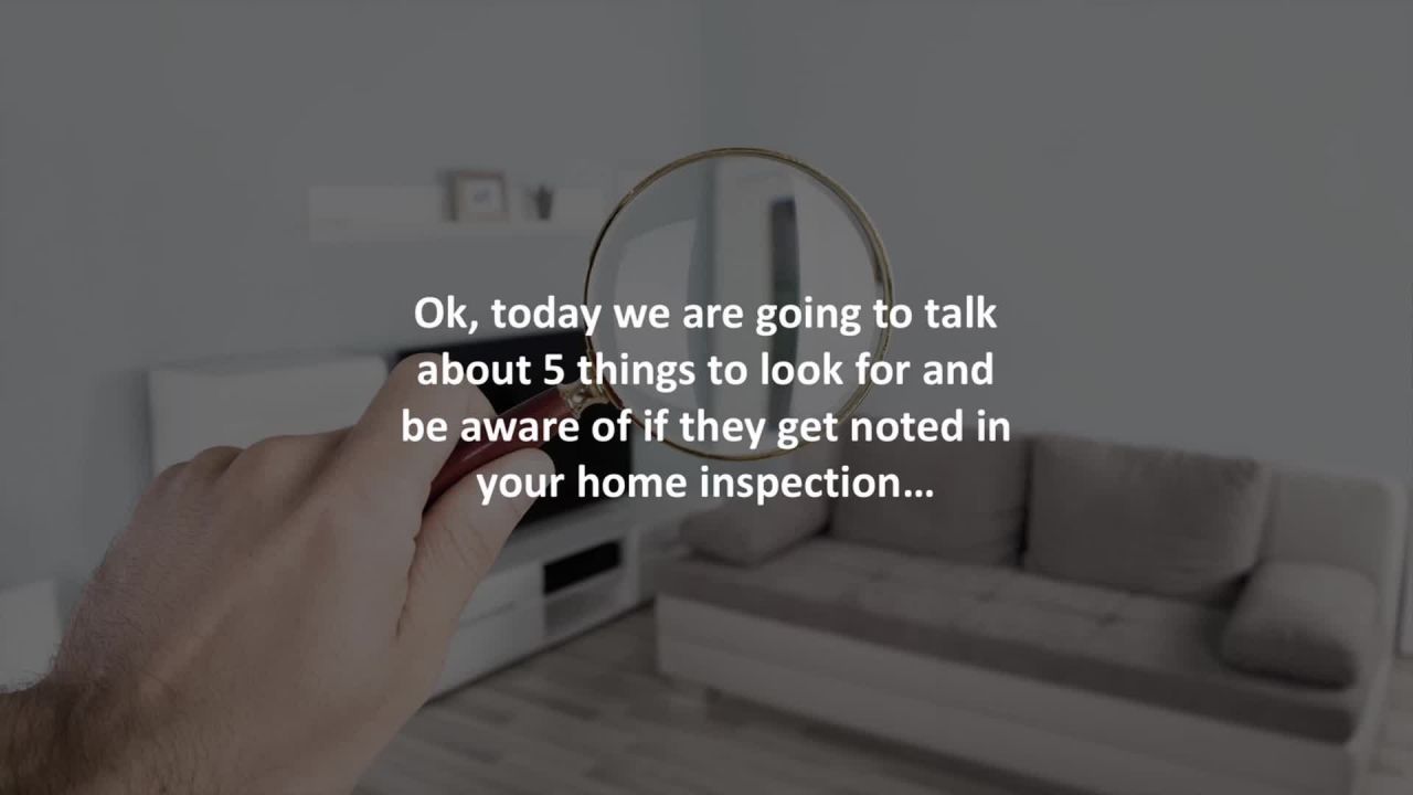 Hollywood Loan Officer reveals 5 home inspection red flags
