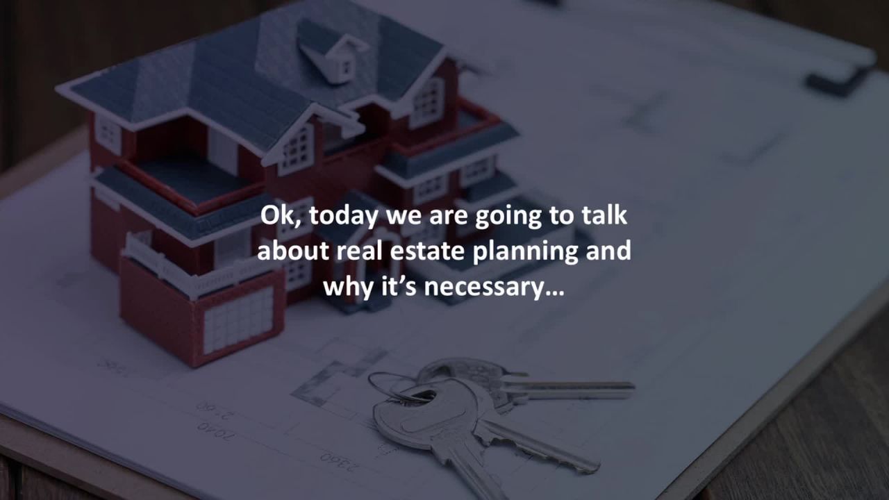 Maryland Mortgage Advisor reveals 4 reasons you need a real estate plan…