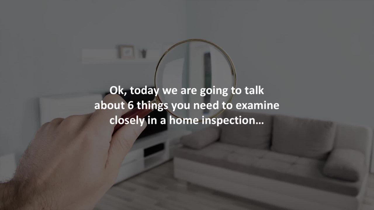 Hollywood Loan Officer reveals 6 things to pay extra attention to in any home inspection…