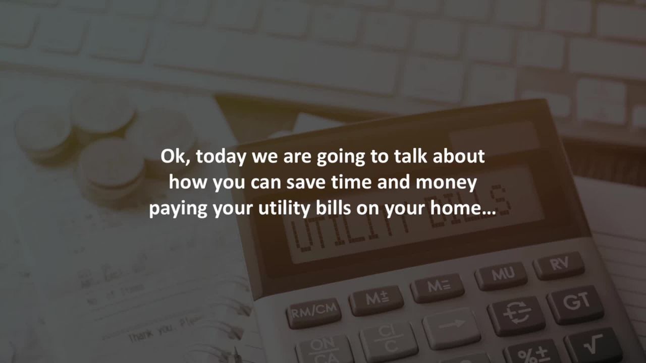 Waxhaw Sr Loan Consultant reveals 6 tips to save you time and money paying your utility bills…