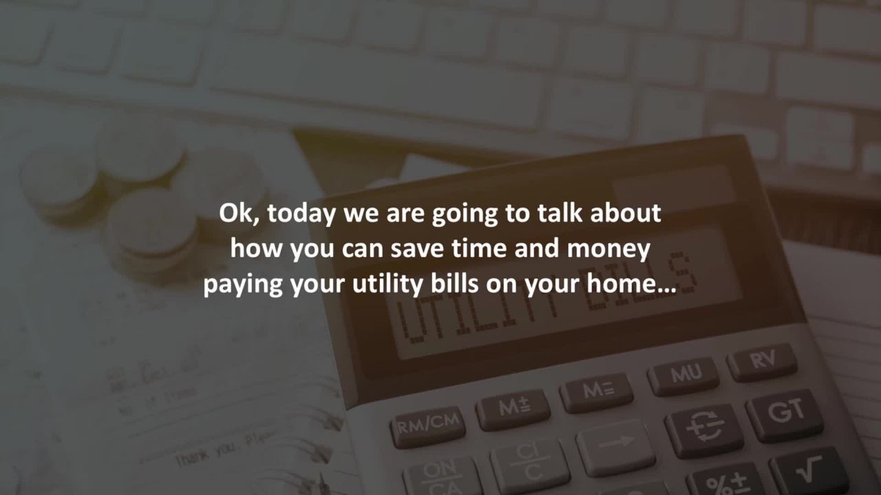 Texas Loan Officer reveals 6 tips to save you time and money paying your utility bills…