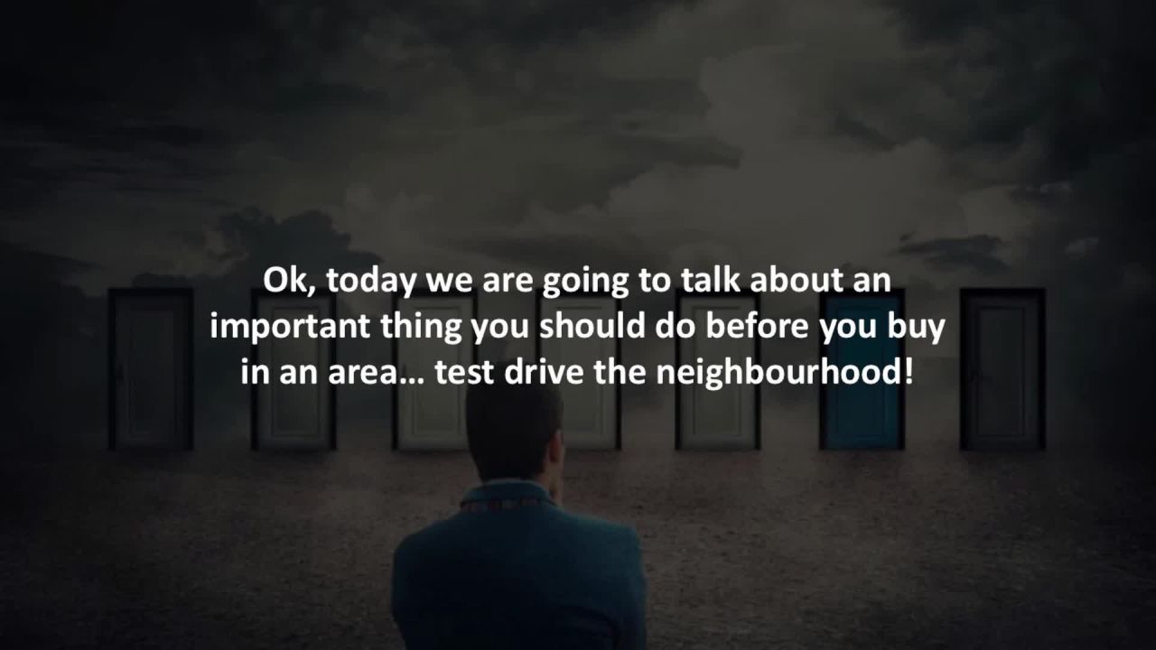 ⁣Sarasota Mortgage Advisor reveals 4 ways to test drive a neighbourhood before you buy…