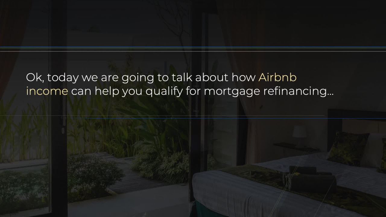 ⁣Spring Mortgage Advisor reveals 7 tips for using Airbnb income to qualify for refinancing