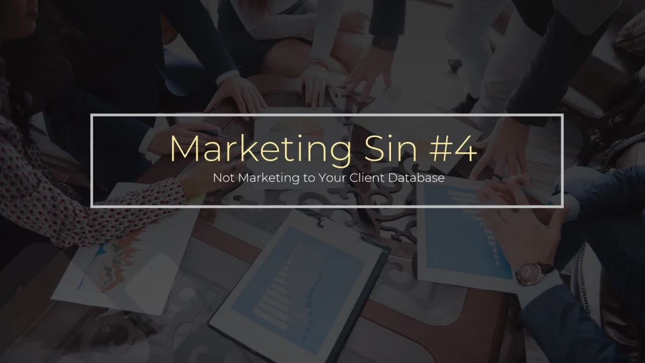 ⁣Realtor Marketing Sin #4
