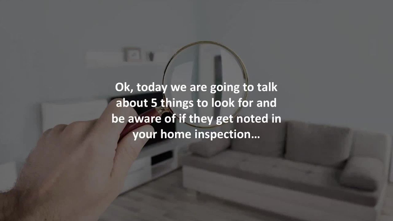 West Hills Mortgage Loan Originator reveals 5 home inspection red flags