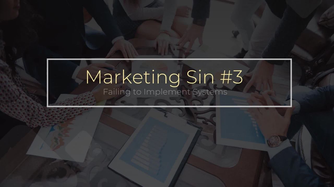 ⁣Realtor Marketing Sin #3