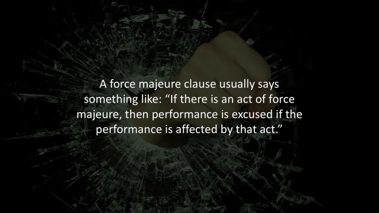 Allentown Sales Manager reveals What is a “force majeure” clause, and does it apply to your mortgage