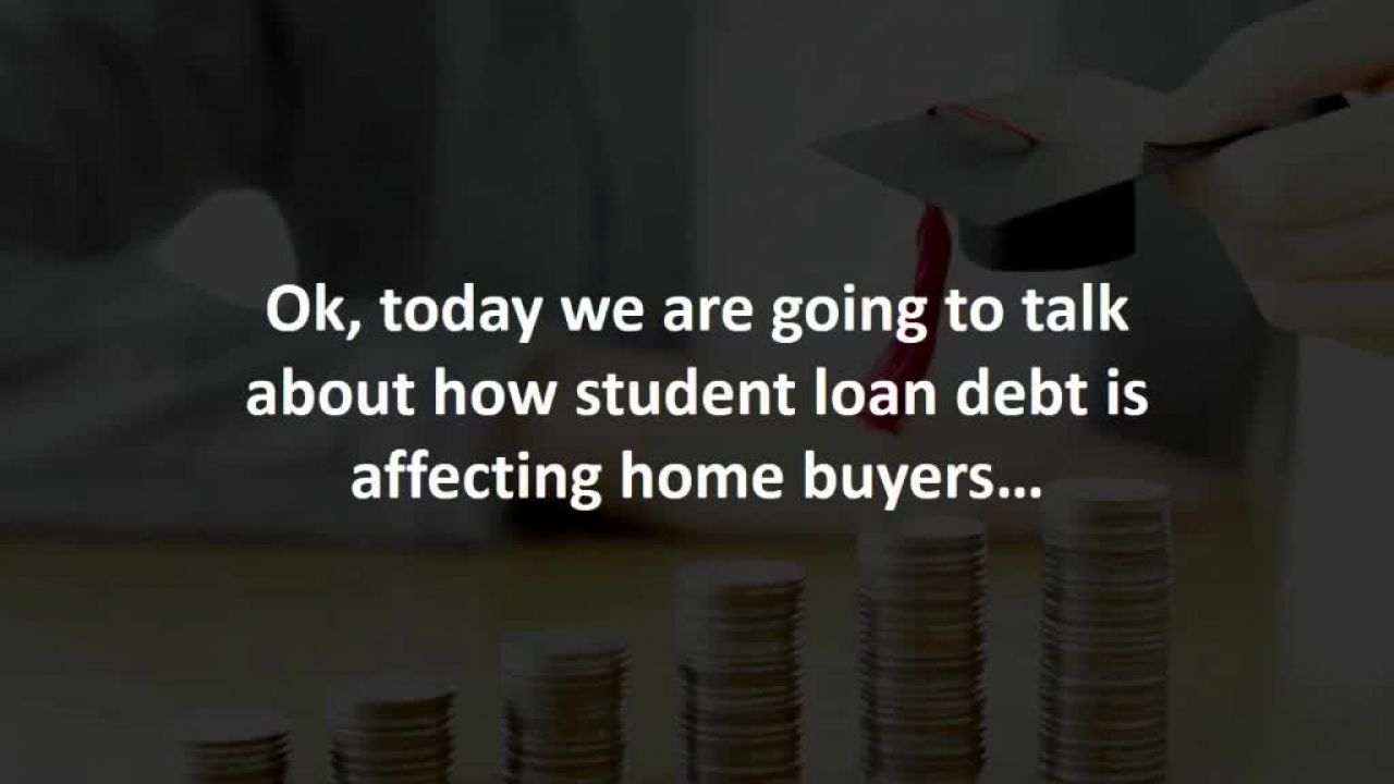 Ontario Mortgage Professional reveal How student loans affect the home buying process…