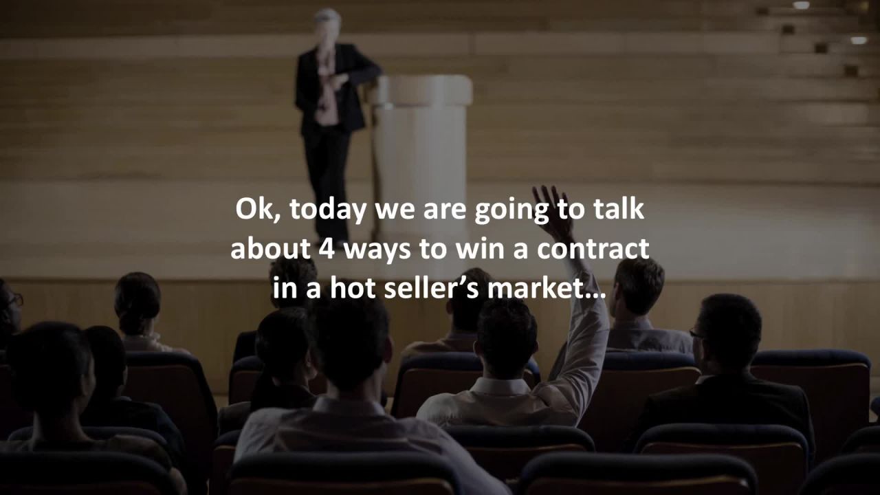 Ontario Mortgage Professional reveals 4 ways to win the contract in a seller’s market…