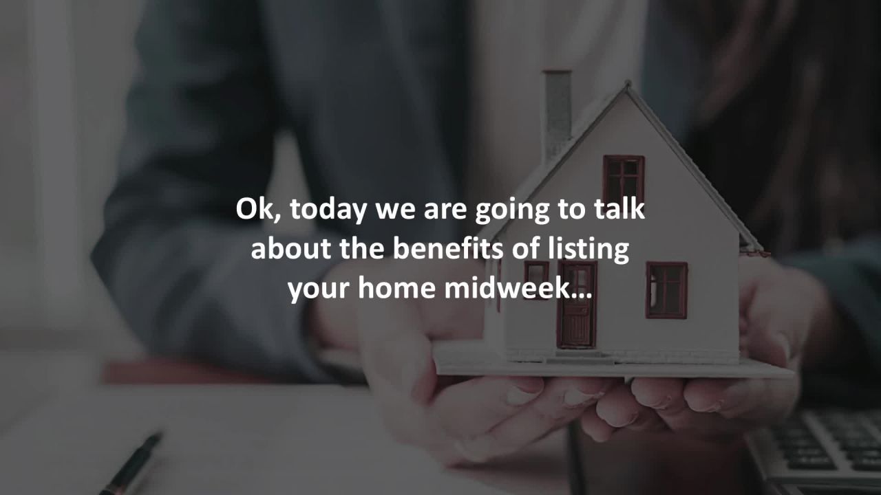 ⁣Ontario Mortgage Professional reveals Key benefits of listing your home midweek…