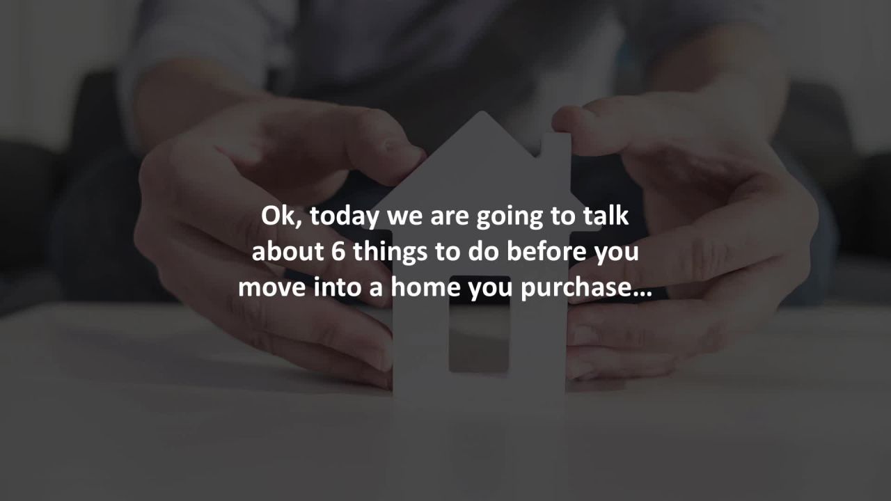 Ontario Mortgage Professional reveal Home closing checklist: 6 things to do before you move in…