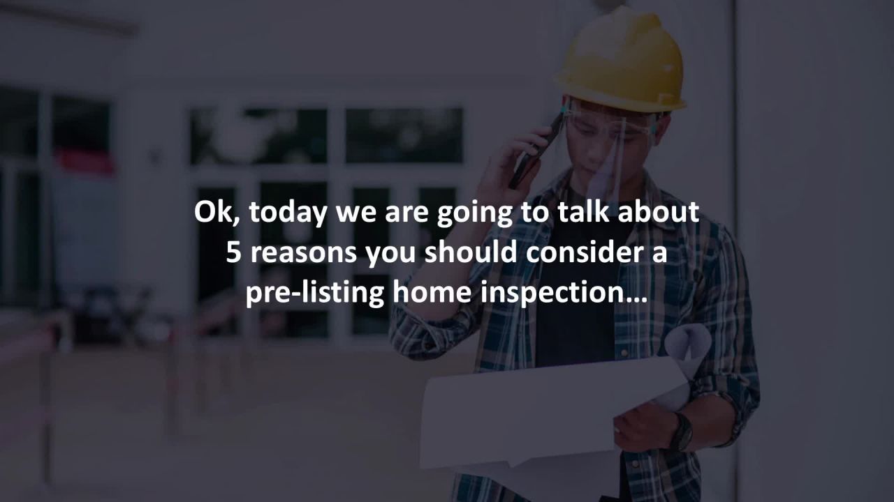 ⁣Ontario Mortgage Professional reveals 5 reasons to consider a pre-listing home inspection…