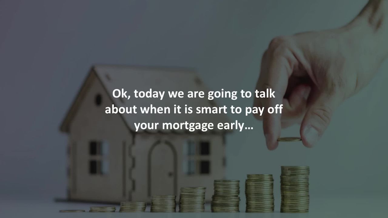 ⁣Houston Mortgage Sales Manager reveals When is it smart to pay off your mortgage early? Here’s 7 thi