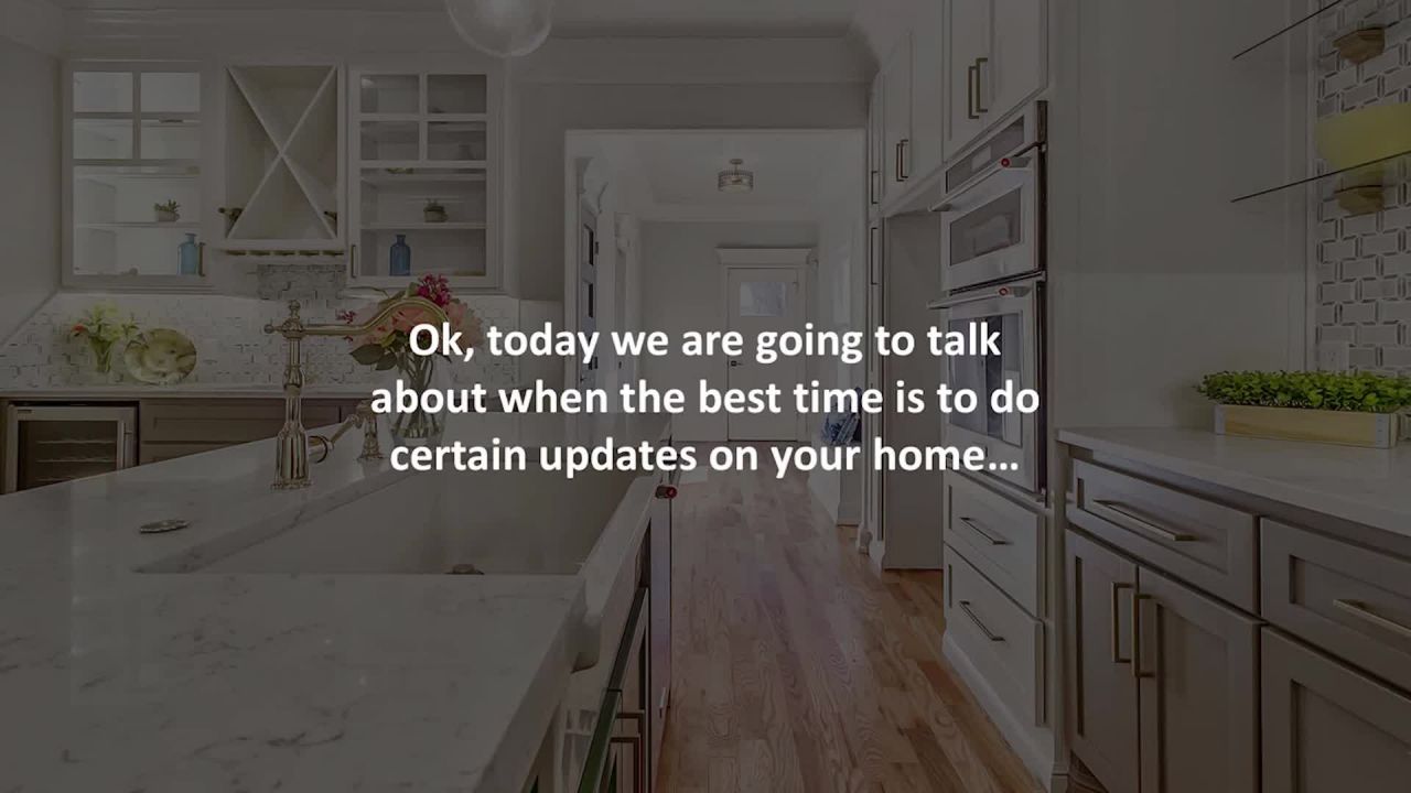 Houston Mortgage Sales Manager reveals When is the right time to update your home?