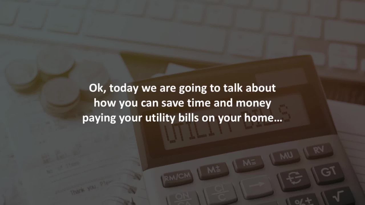 Florida Loan Officer reveals 6 tips to save you time and money paying your utility bills…