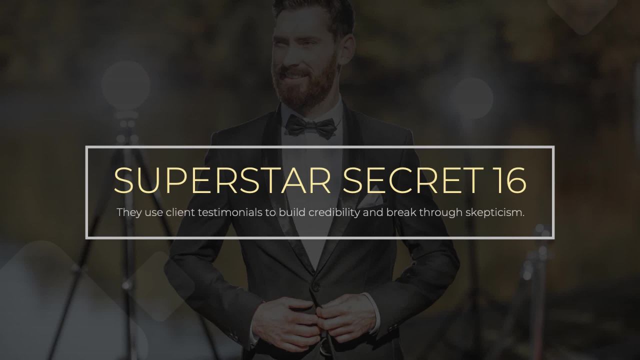 ⁣Secret #16 of Superstar Realtors