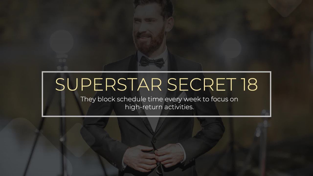 ⁣Secret #18 of Superstar Realtors