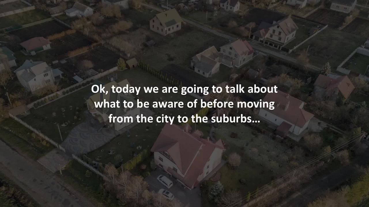⁣Orange Mortgage Advisor reveals4 pitfalls to avoid when moving from the city to the suburbs…