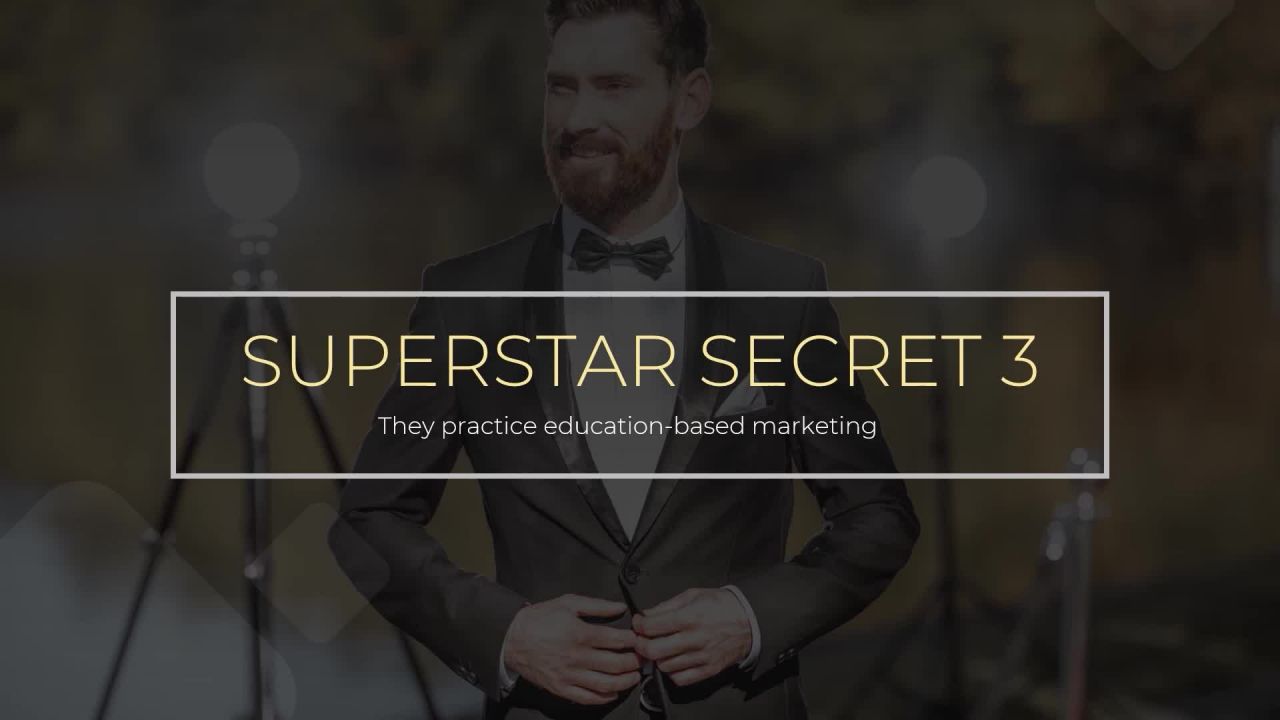 ⁣Secret #3 of Superstar Realtors