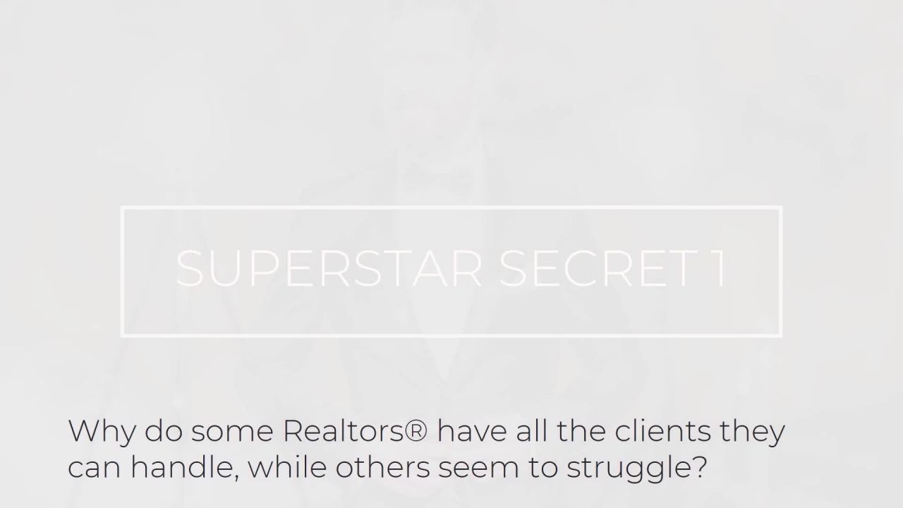 ⁣21 Secrets of Superstar Realtors®