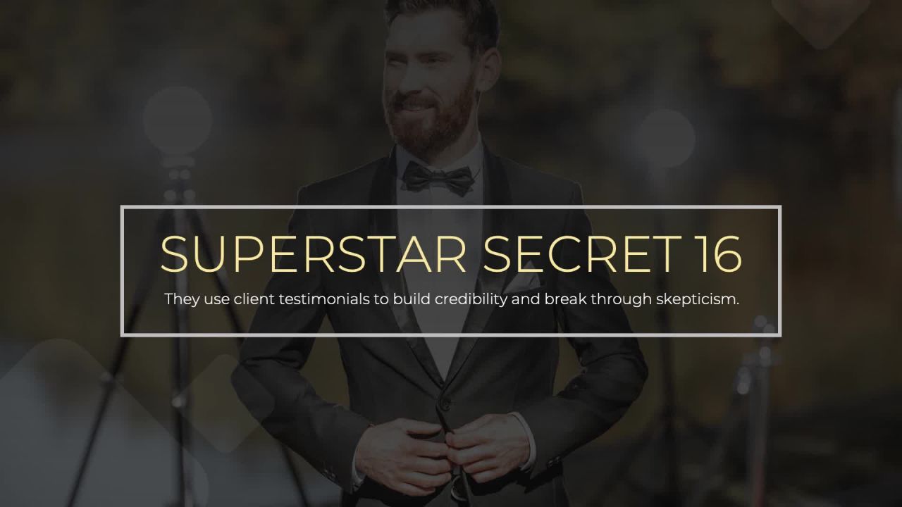 ⁣Secret #16 of Superstar Realtors