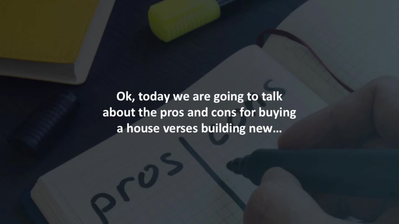 ⁣Tampa Loan Officer reveals Pros and cons for buying an existing house vs building new…