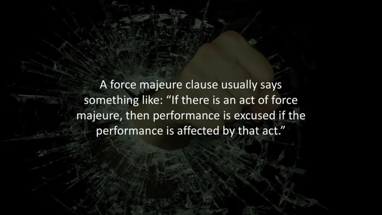 ⁣New Westminster Mortgage Broker reveals What is a “force majeure” clause, and does it apply to your 