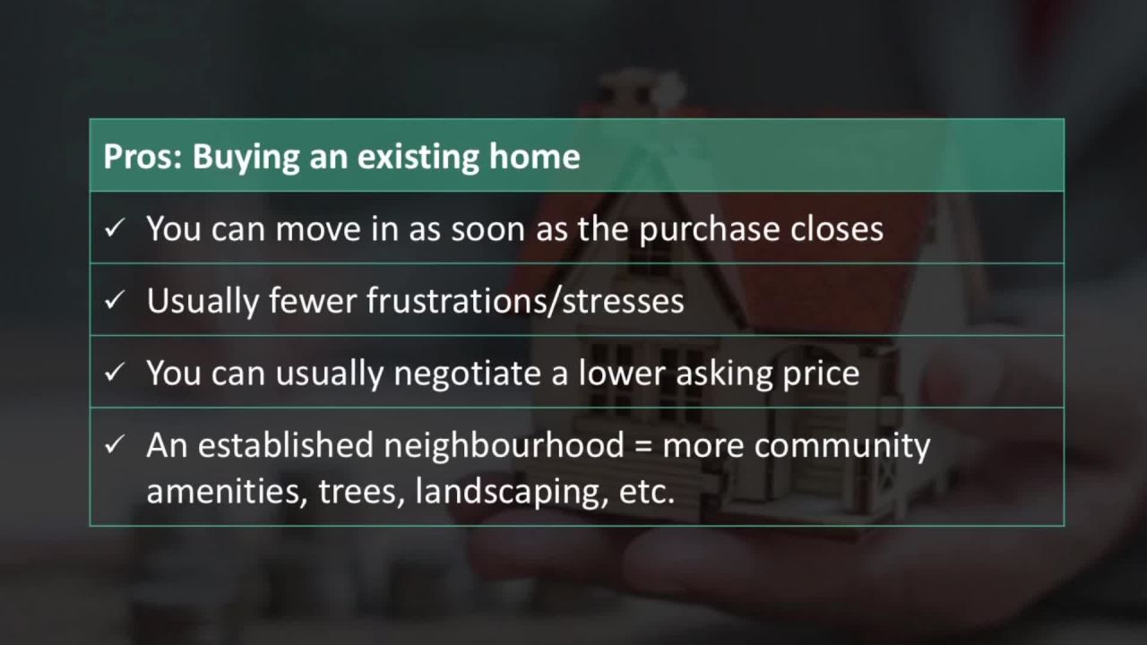 ⁣New Westminster Mortgage Broker reveals Pros and cons for buying an existing house vs building new…