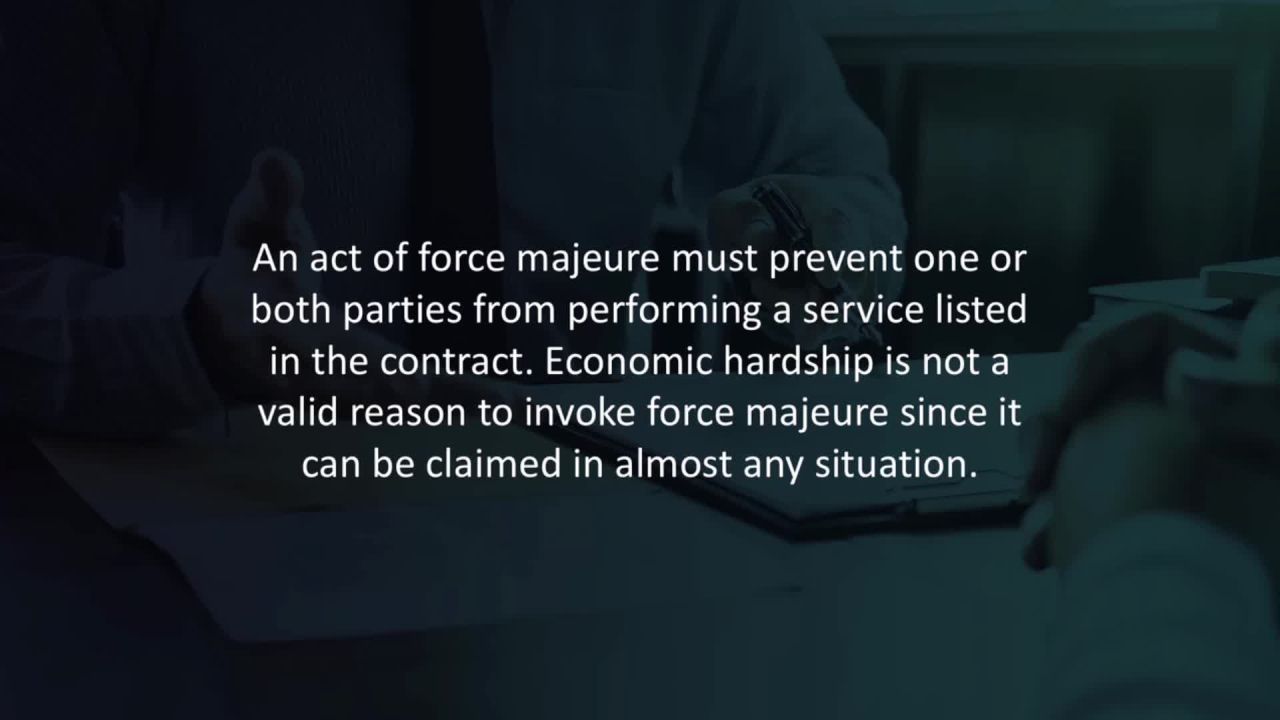 South Easton President reveals What is a “force majeure” clause, and does it apply to your mortgage?