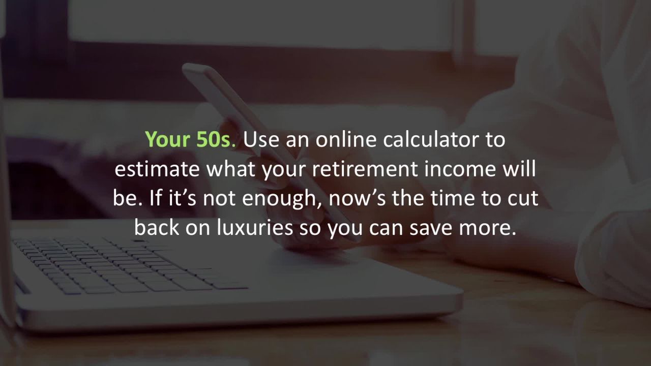 South Easton President reveals  A decade-by-decade retirement plan…